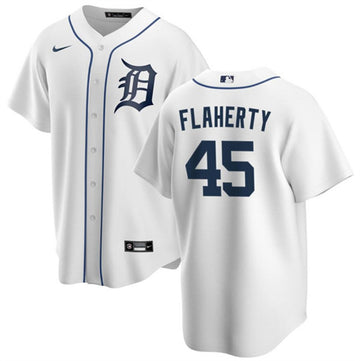 Jack Flaherty Detroit Tigers white jersey