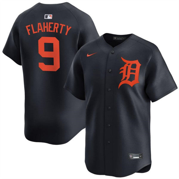 Jack Flaherty Detroit Tigers black Alternate jersey