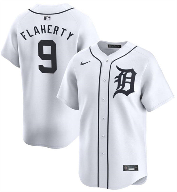 Jack Flaherty Detroit Tigers white Home jersey