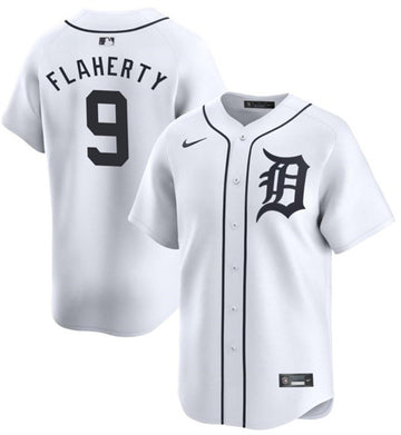 Jack Flaherty Detroit Tigers white Home jersey