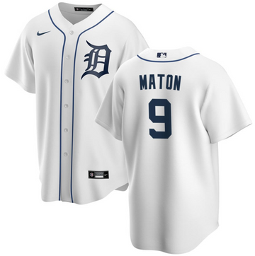 Nick Maton Detroit Tigers white jersey