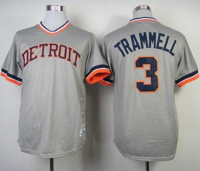 Custom Detroit Tigers grey jersey