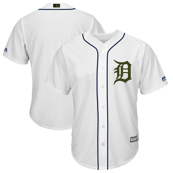 Custom Detroit Tigers white jersey