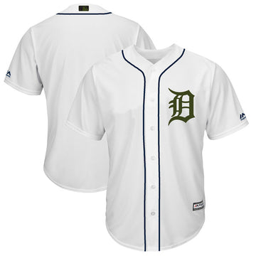 Custom Detroit Tigers white jersey