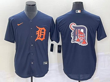 Detroit Tigers navy-orange jersey