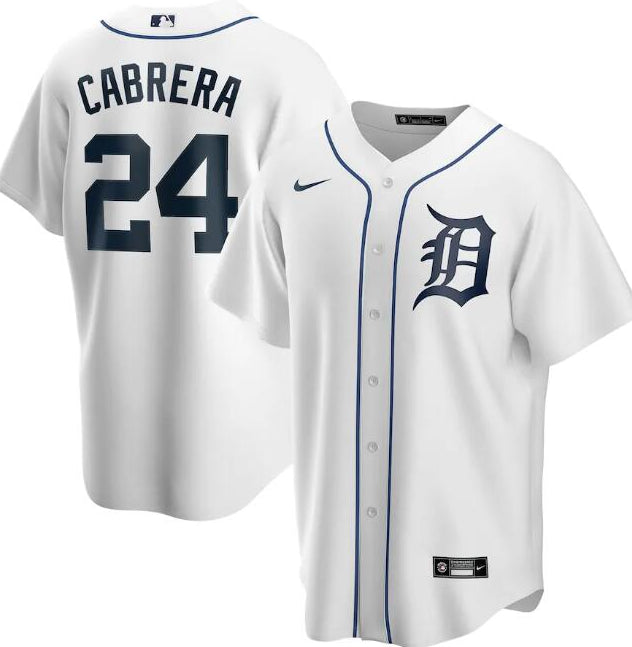 Detroit Tigers white jersey