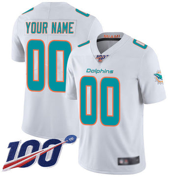 Miami Dolphins white jersey