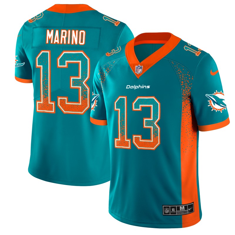 Dan Marino Miami Dolphins aqua Color Rush jersey