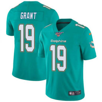Jakeem Grant Miami Dolphins aqua jersey
