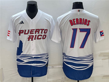 Jose Berrios Dominican Republic Baseball white Classic jersey