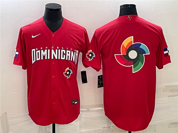 Dominican Republic Baseball red Classic jersey