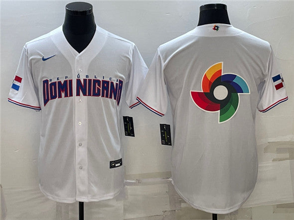 Dominican Republic Baseball white Classic jersey