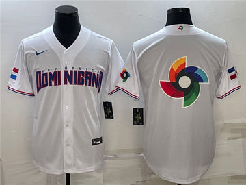 Dominican Republic Baseball white Classic jersey
