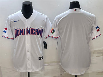 Dominican Republic Baseball white Classic jersey