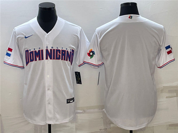 Dominican Republic Baseball white Classic jersey