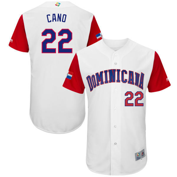 Robinson Cano Dominican Republic Baseball white Classic jersey