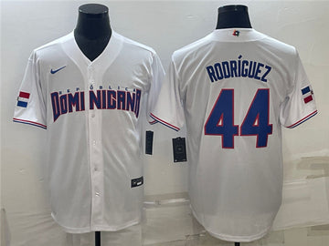 Julio Rodriguez Dominican Republic Baseball white Classic jersey
