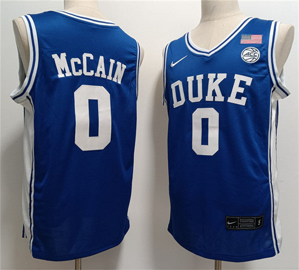 Jared McCain Duke Blue Devils blue jersey