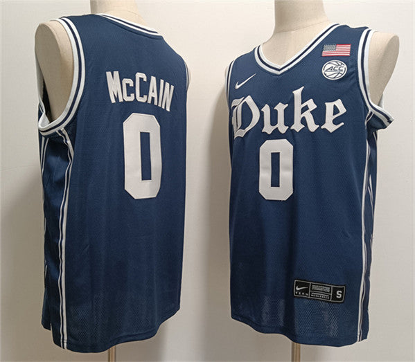 Jared McCain Duke Blue Devils navy jersey