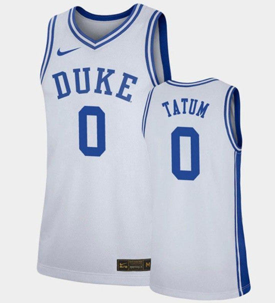 Jayson Tatum Duke Blue Devils white jersey
