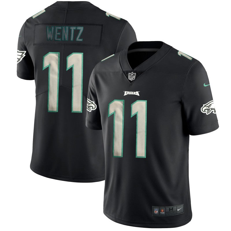 Carson Wentz Philadelphia Eagles black jersey