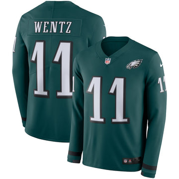 Carson Wentz Philadelphia Eagles green jersey