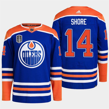 Mattias Ekholm Edmonton Oilers royal jersey