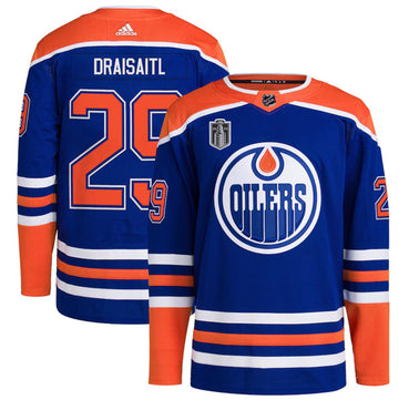 Leon Draisaitl Edmonton Oilers royal jersey