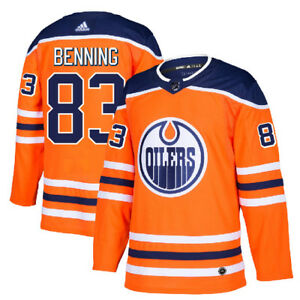 Matt Benning Edmonton Oilers orange jersey