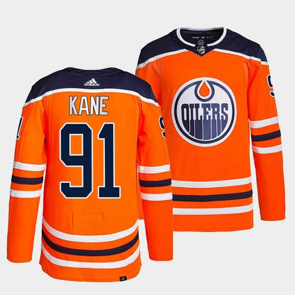 Evander Kane Edmonton Oilers orange jersey