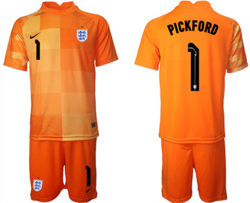 Pickford England National Team orange jersey