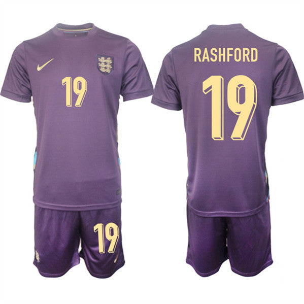 Marcus Rashford England National Team purple Away jersey