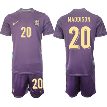 James Maddison England National Team purple Away jersey