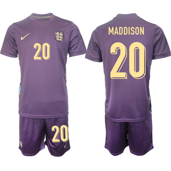 James Maddison England National Team purple Away jersey