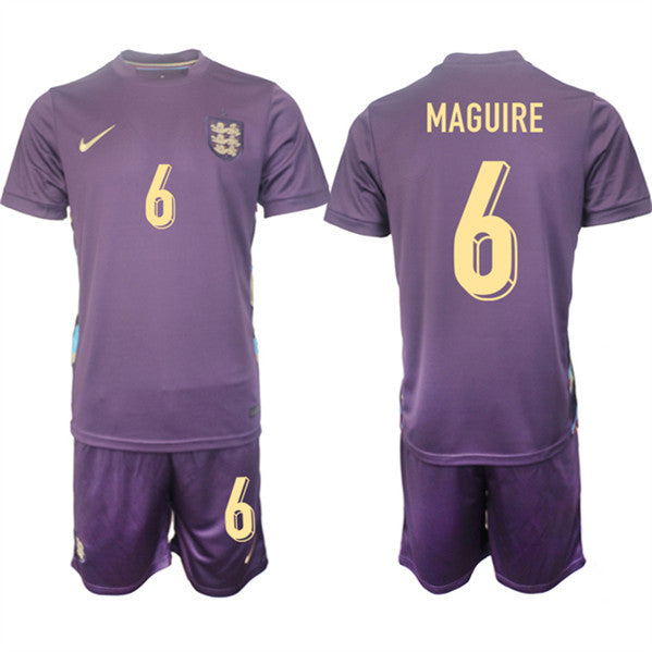 Harry Maguire England National Team purple Away jersey