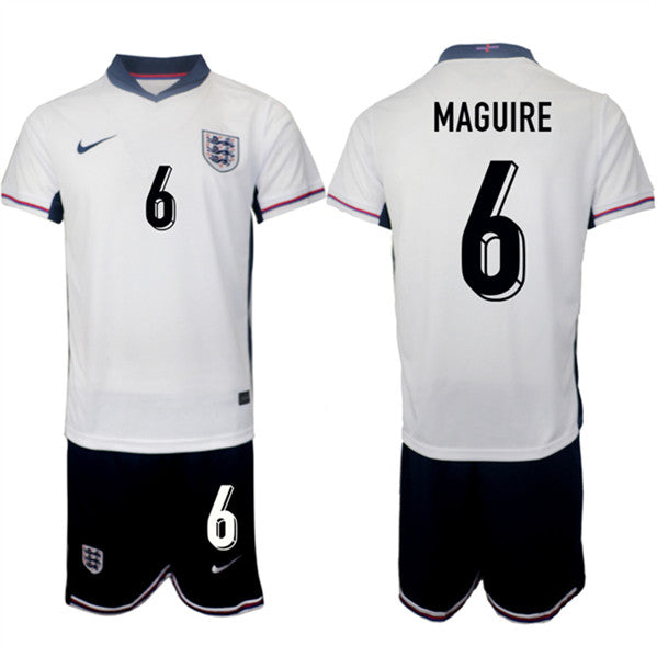 Harry Maguire England National Team white Home jersey