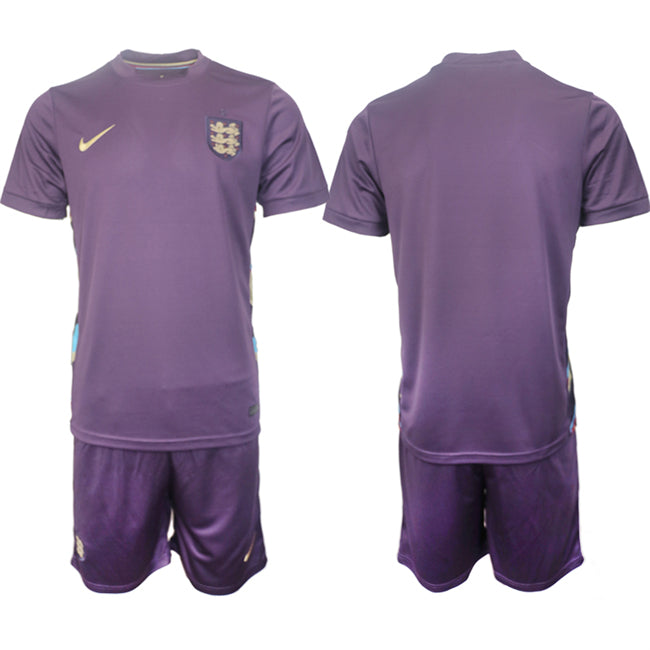 Custom England National Team purple Away jersey