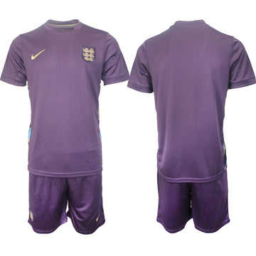 Custom England National Team purple Away jersey