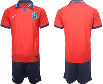 Custom England National Team orange Away jersey