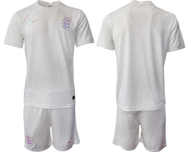 Custom England National Team white Home jersey