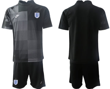 Custom England National Team black jersey