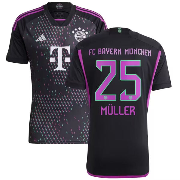 FC Bayern Muller Bayern Munich black Away jersey