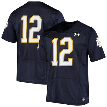 Notre Dame Fighting Irish navy jersey
