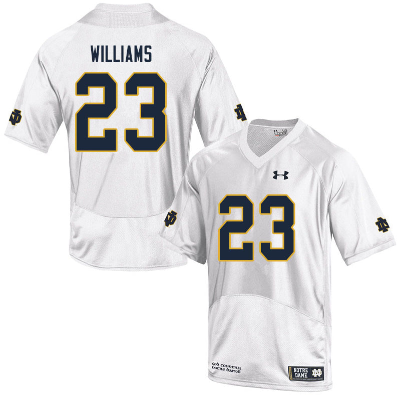 Kyren Williams Notre Dame Fighting Irish white jersey