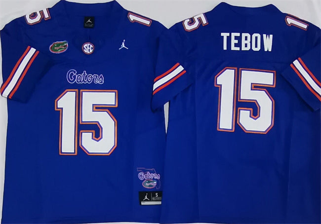 Tim Tebow Florida Gators royal FUSE jersey