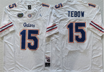 Tim Tebow Florida Gators white FUSE jersey