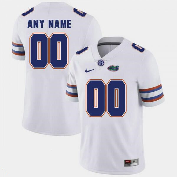 Custom Florida Gators white jersey
