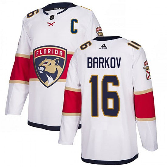 Aleksander Barkov Florida Panthers white jersey