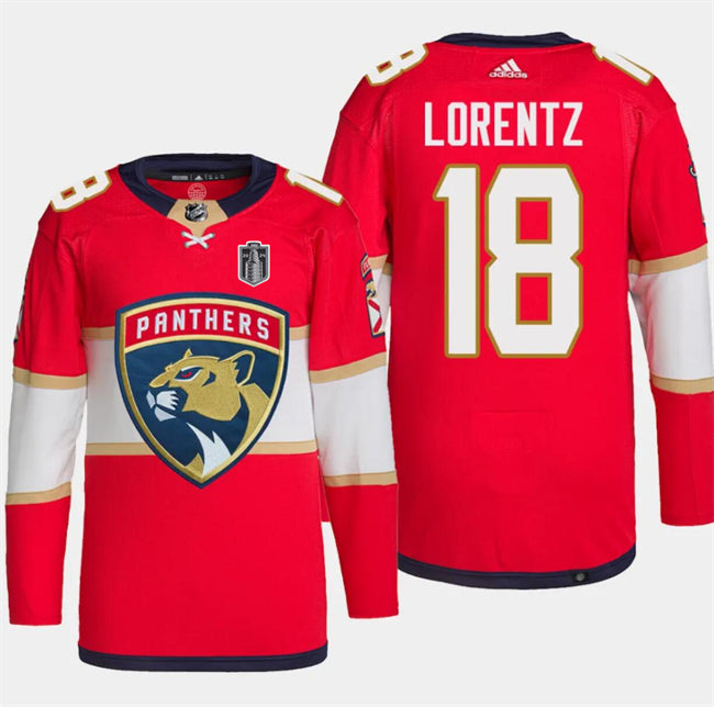 Steven Lorentz Florida Panthers red jersey