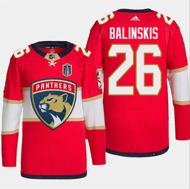 Uvis Balinskis Florida Panthers red jersey